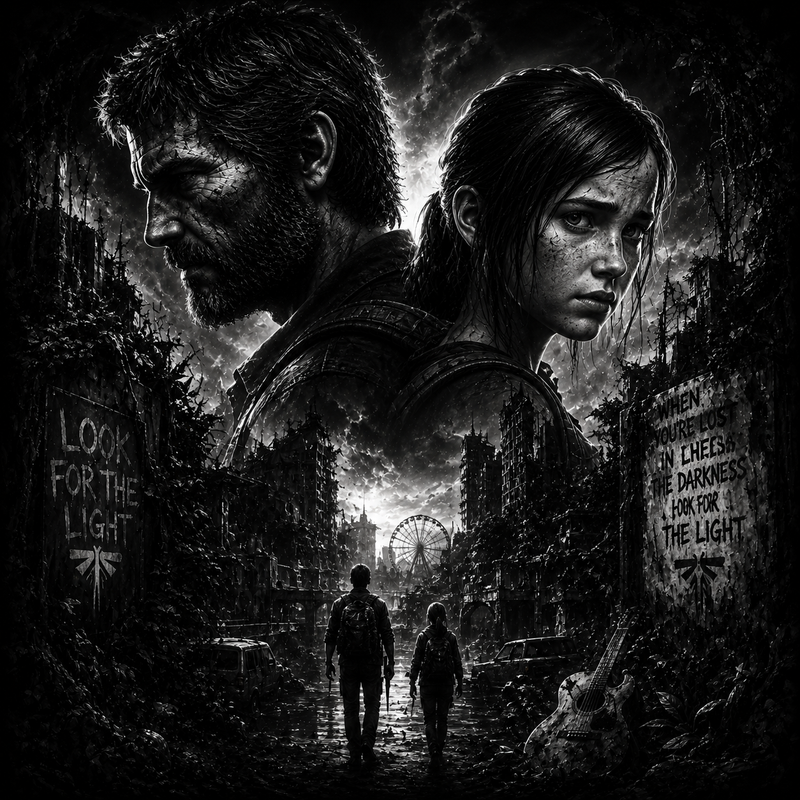 Joel et Ellie | The Last of Us | DarkCollectionStudio