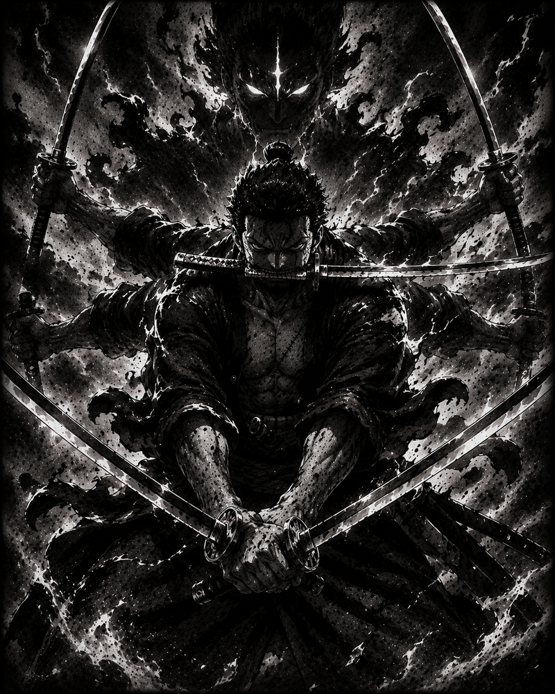 Roronoa Zoro Ashura | One Piece | DarkCollectionStudio