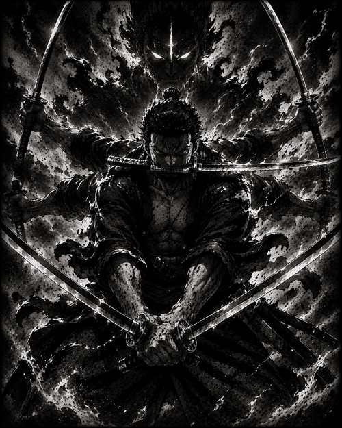 Roronoa Zoro Ashura | One Piece | DarkCollectionStudio