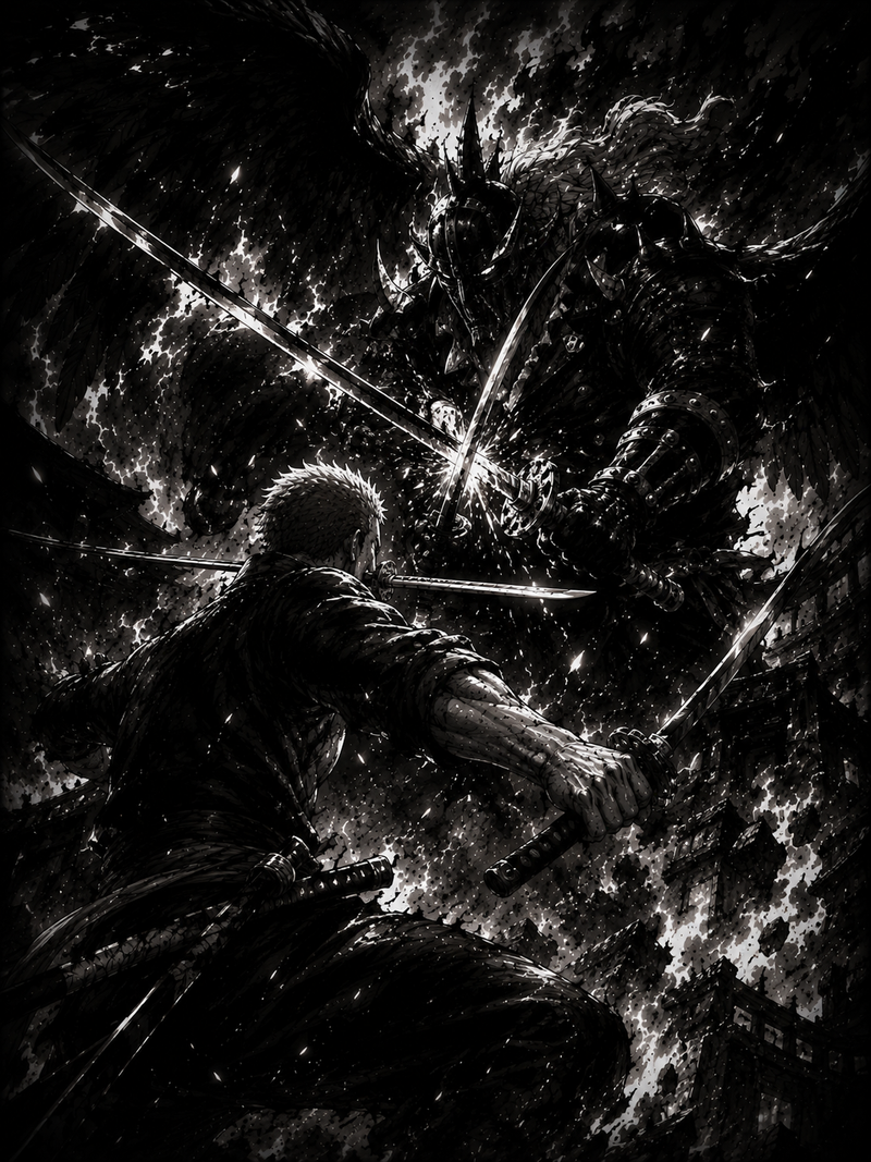 Zoro vs King | One Piece | DarkCollectionStudio