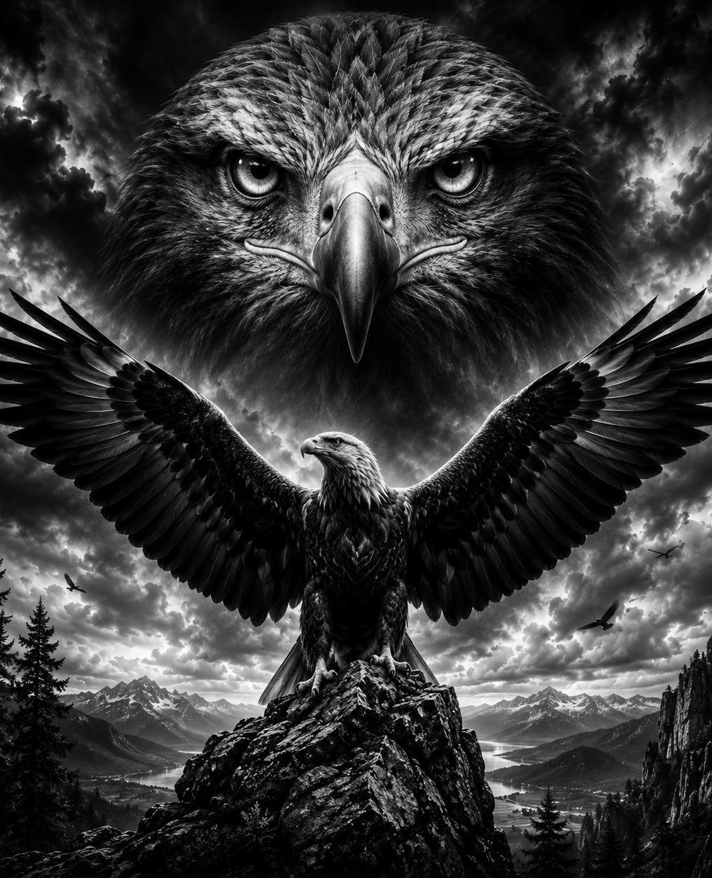 Aigle Royal | Animaux | DarkCollectionStudio