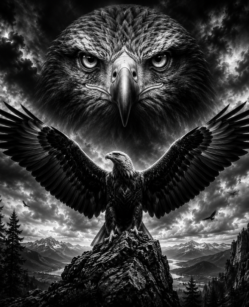 Aigle Royal | Animaux | DarkCollectionStudio