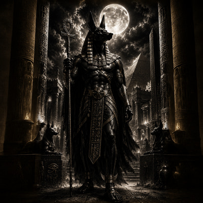Anubis | Mythologie | DarkCollectionStudio — aperçu à l'échelle
