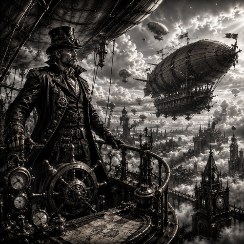 Capitaine du Ciel | Steampunk | DarkCollectionStudio