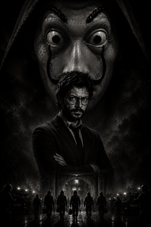 Le Professeur | La Casa de Papel | DarkCollectionStudio