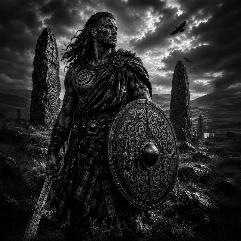 Guerrier Celte | Guerriers | DarkCollectionStudio — rendu gravé