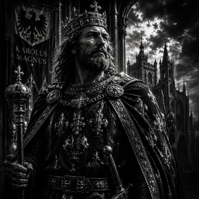 Charlemagne | Conquérants | DarkCollectionStudio — aperçu à l'échelle