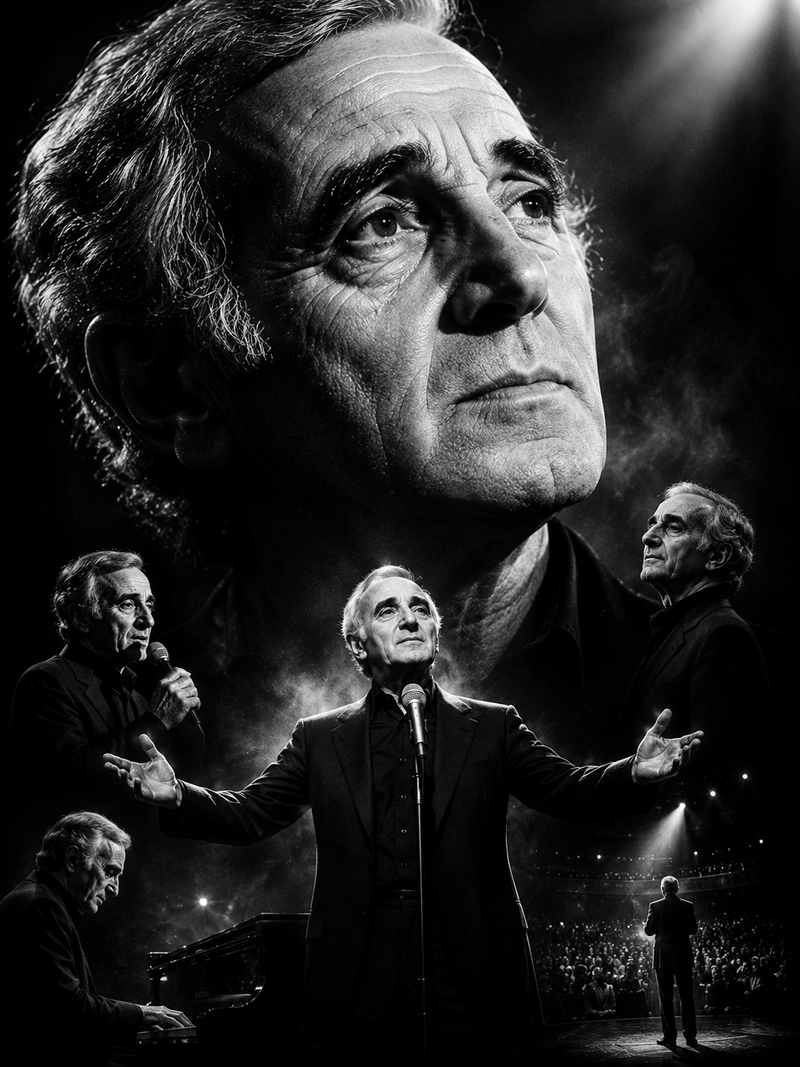Charles Aznavour | Célébrités | DarkCollectionStudio