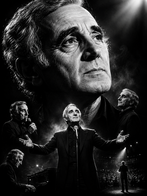 Charles Aznavour | Célébrités | DarkCollectionStudio