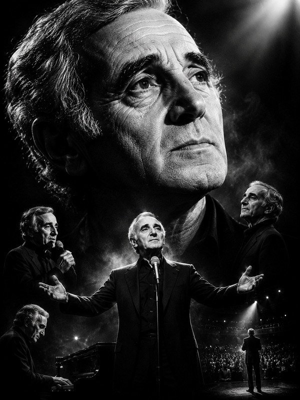 Charles Aznavour | Célébrités | DarkCollectionStudio