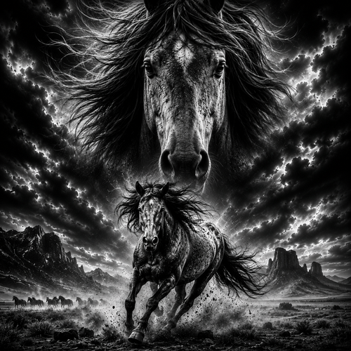 Cheval Sauvage | Animaux | DarkCollectionStudio