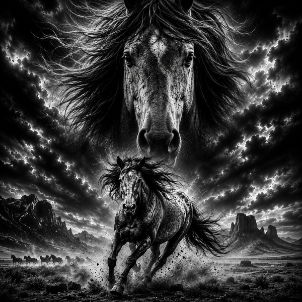 Cheval Sauvage | Animaux | DarkCollectionStudio