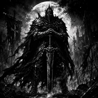Chevalier Noir | Dark Fantasy | DarkCollectionStudio — aperçu à l'échelle