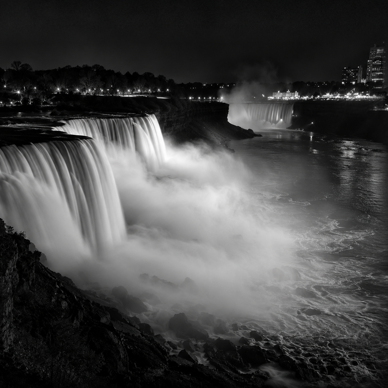 Les Chutes du Niagara | Paysages | DarkCollectionStudio — rendu gravé