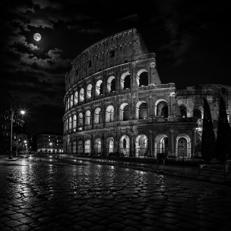 Le Colisée de Rome | Paysages | DarkCollectionStudio — rendu gravé