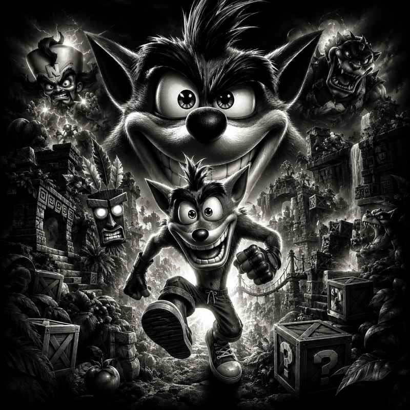 Crash | Crash Bandicoot | DarkCollectionStudio