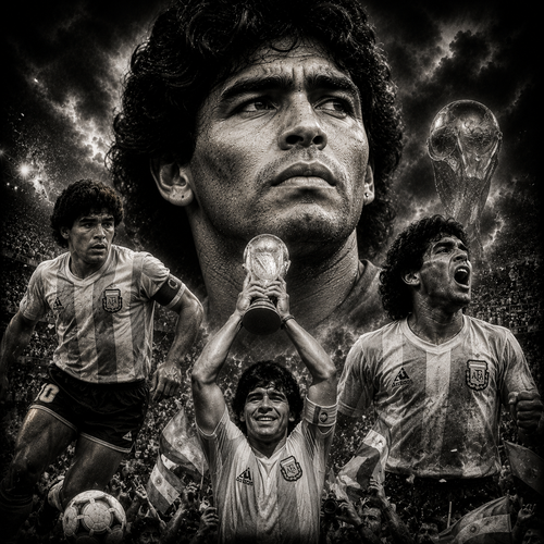 Diego Maradona | Célébrités | DarkCollectionStudio