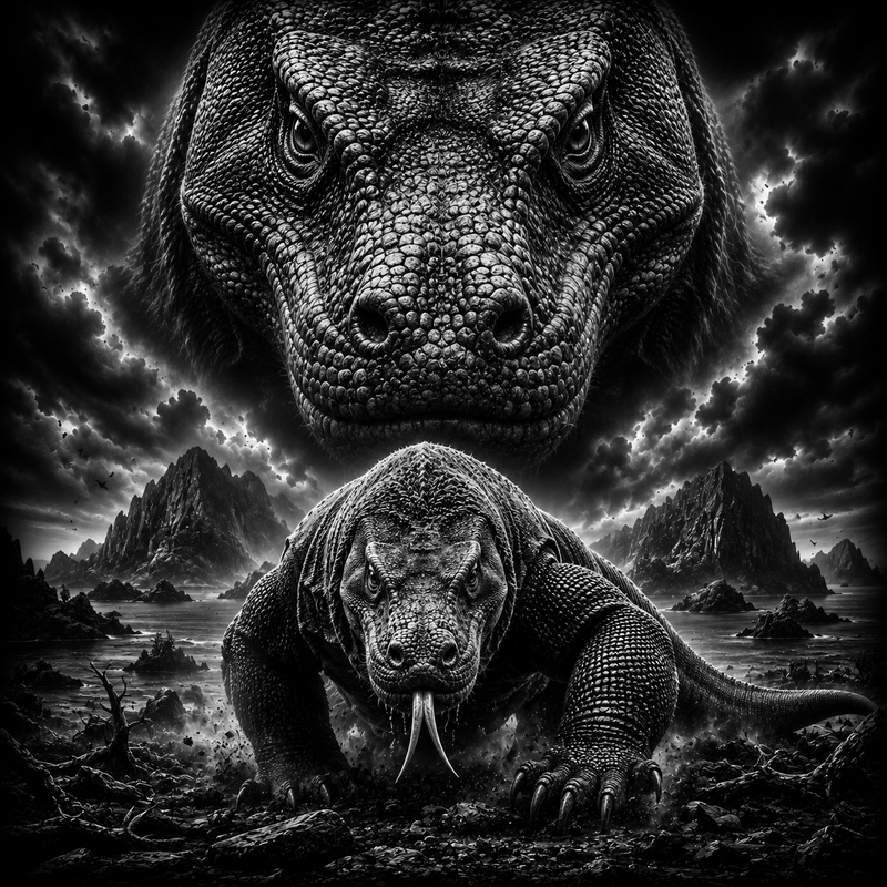 Dragon de Komodo | Animaux | DarkCollectionStudio