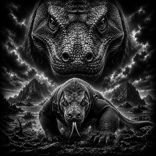 Dragon de Komodo | Animaux | DarkCollectionStudio