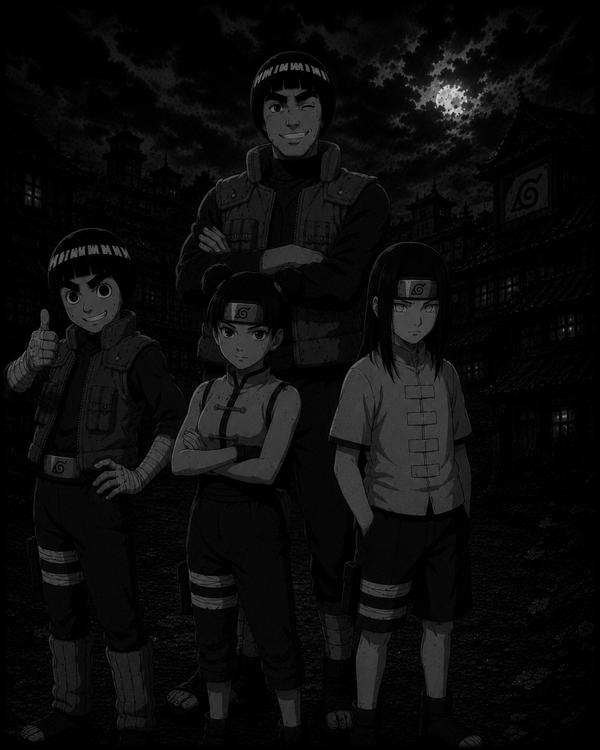 Team Guy | Naruto | DarkCollectionStudio