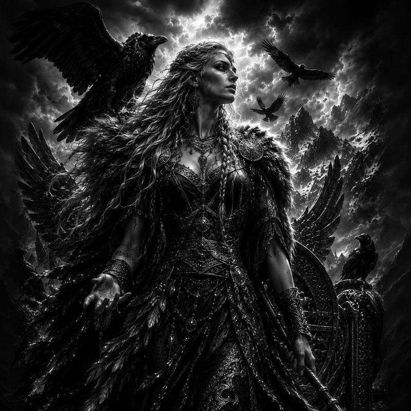Freya | Mythologie | DarkCollectionStudio — rendu gravé
