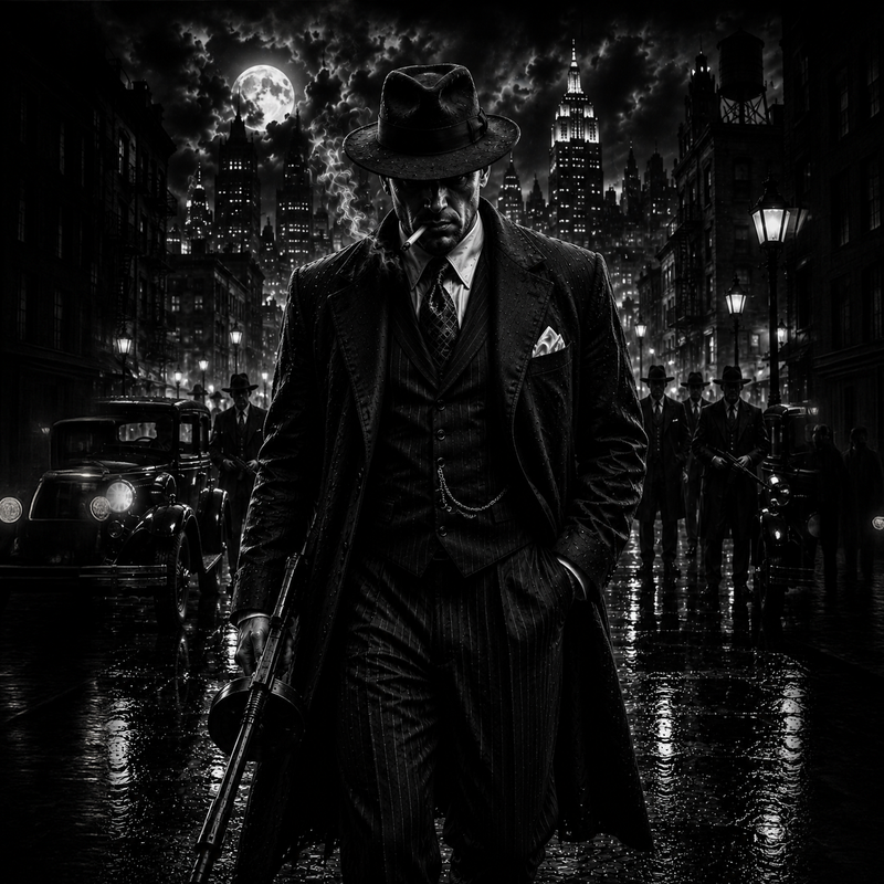 Gangster | Guerriers | DarkCollectionStudio — rendu gravé