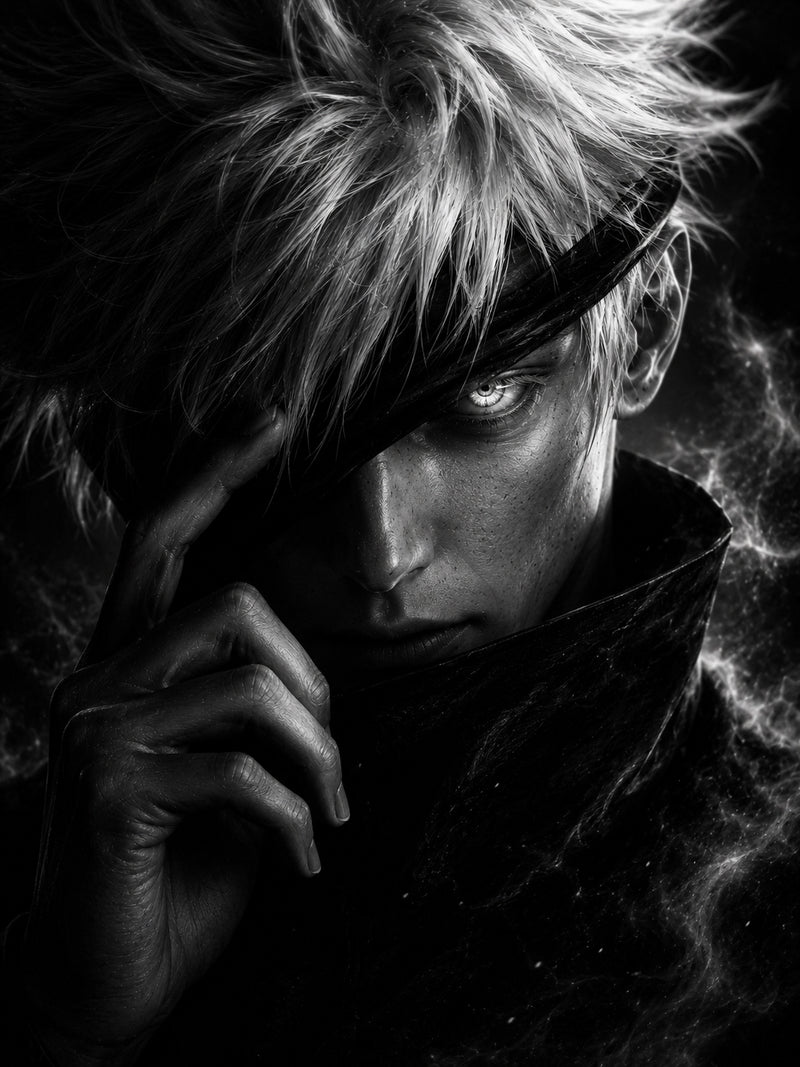 Gojo Satoru Portrait | Jujutsu Kaisen | DarkCollectionStudio