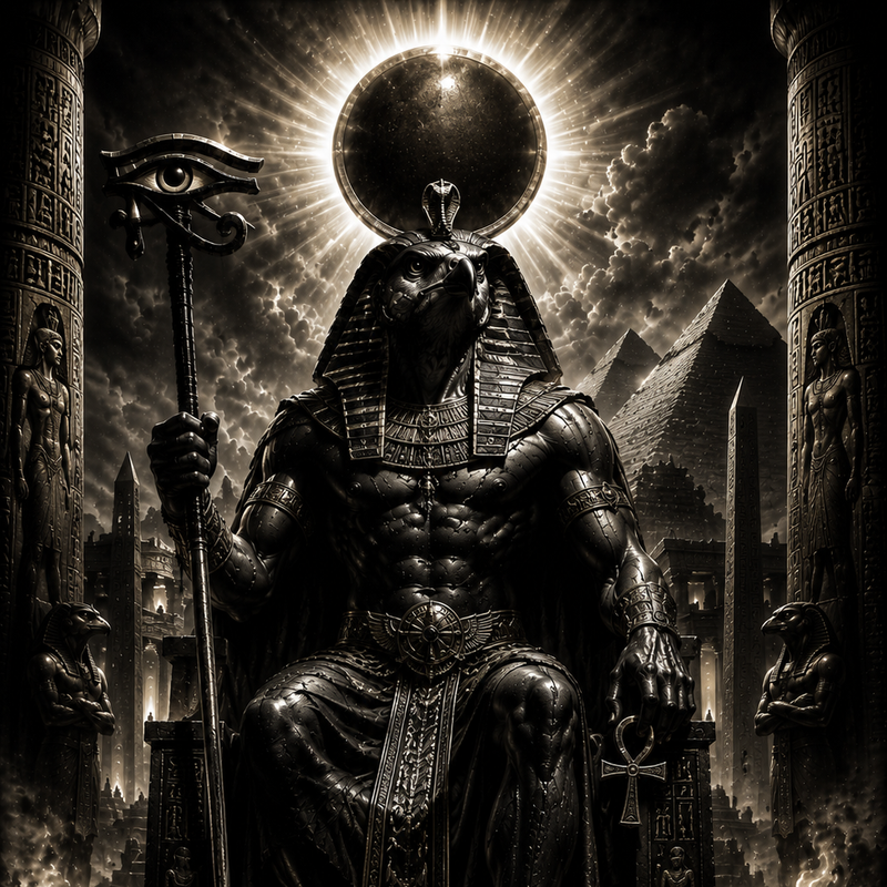Horus | Mythologie | DarkCollectionStudio — rendu gravé