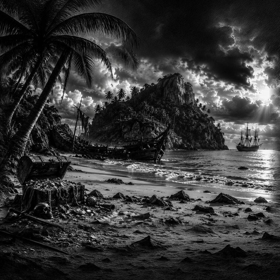 Ile tresor carre