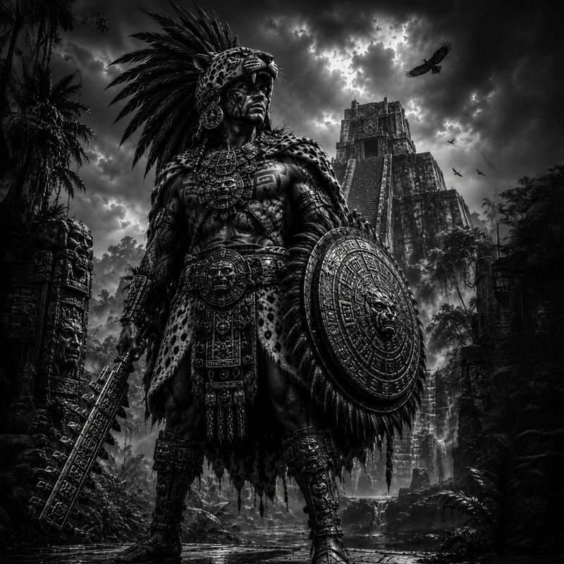 Guerrier Jaguar | Guerriers | DarkCollectionStudio — rendu gravé