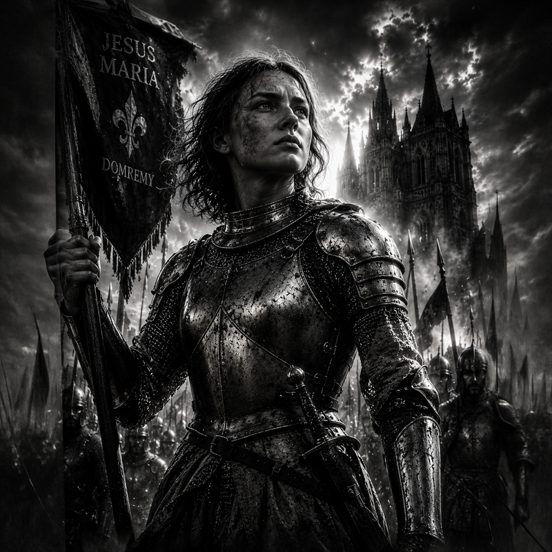 Jeanne d'Arc | Conquérants | DarkCollectionStudio — rendu gravé