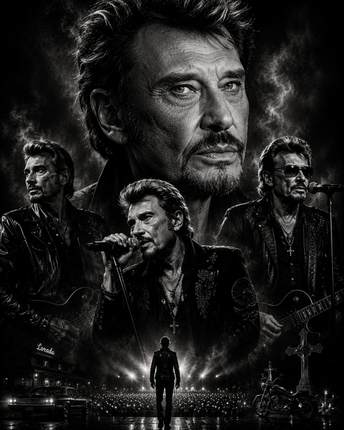 Johnny Hallyday | Célébrités | DarkCollectionStudio