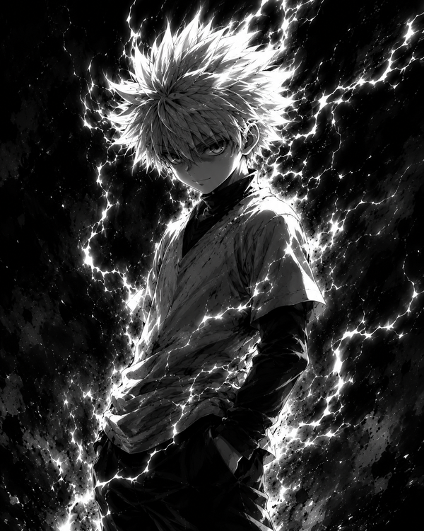 Killua Zoldyck Godspeed | Hunter x Hunter | DarkCollectionStudio