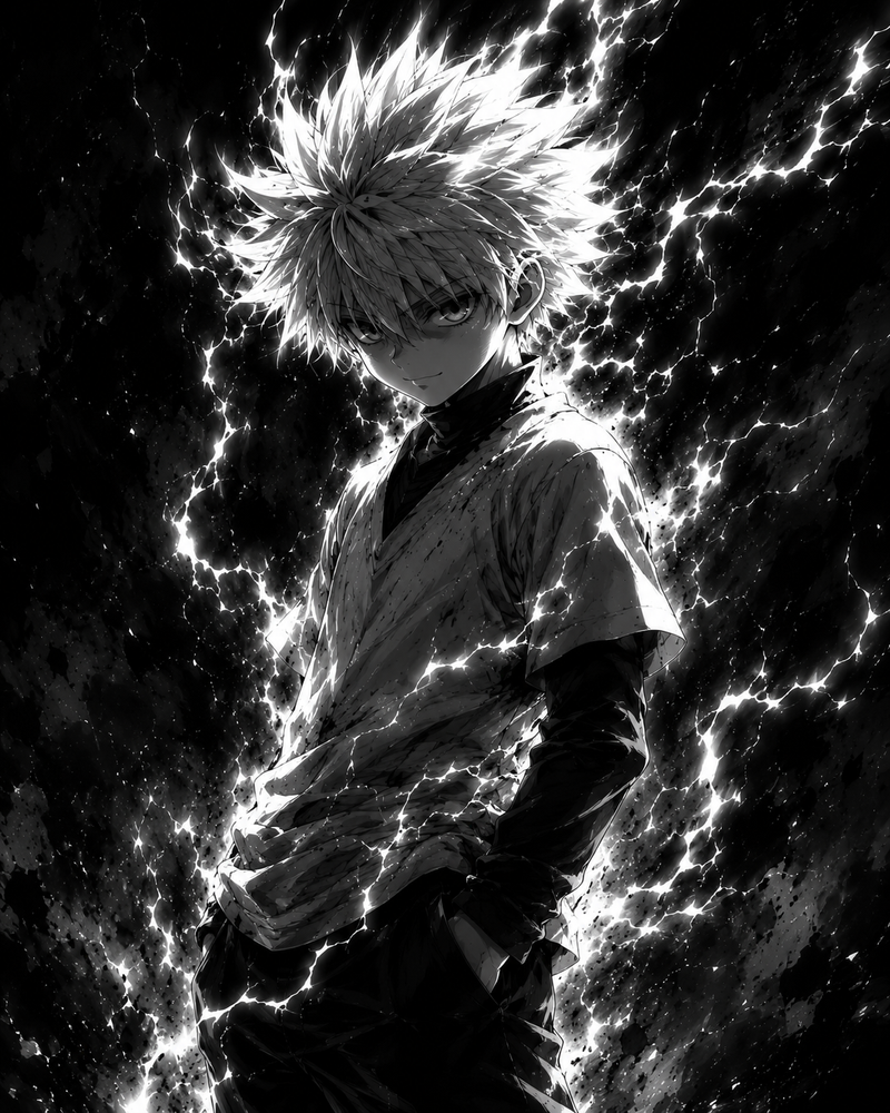 Killua Zoldyck Godspeed | Hunter x Hunter | DarkCollectionStudio