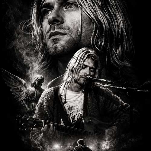 Kurt Cobain | Célébrités | DarkCollectionStudio