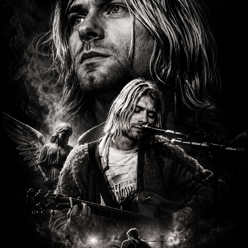 Kurt Cobain | Célébrités | DarkCollectionStudio