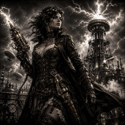 La Chasseuse de Tempête | Steampunk | DarkCollectionStudio