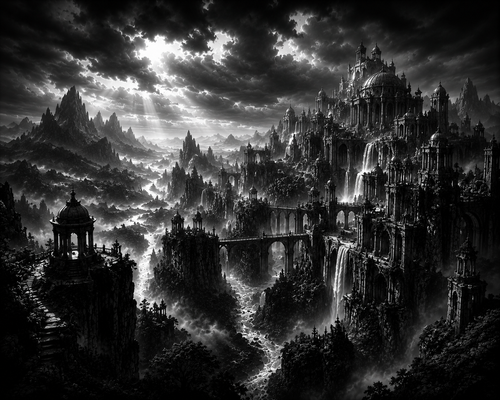La Cité Suspendue | Paysages | DarkCollectionStudio