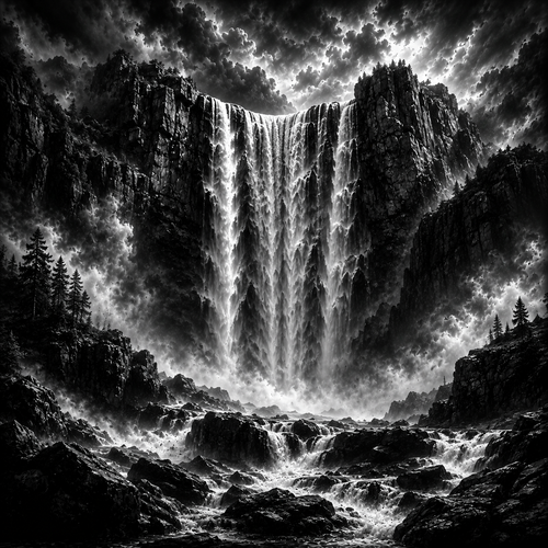 La Grande Cascade | Paysages | DarkCollectionStudio