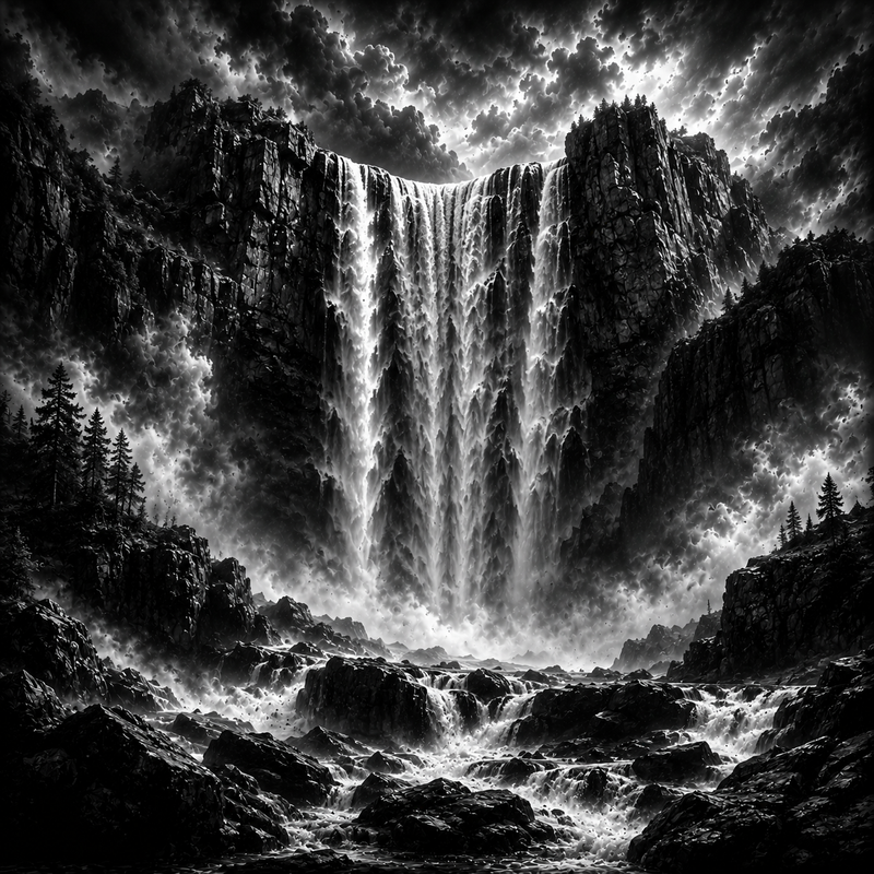 La Grande Cascade | Paysages | DarkCollectionStudio