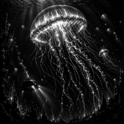La Méduse Géante | Abysse | DarkCollectionStudio