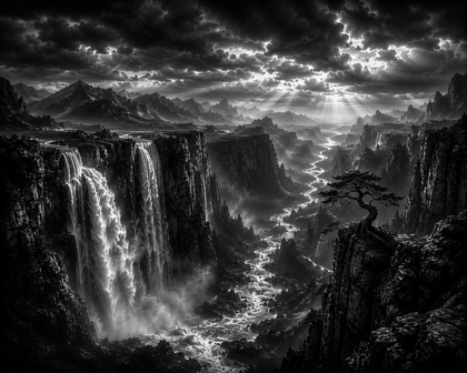 La Vallée aux Cascades | Paysages | DarkCollectionStudio