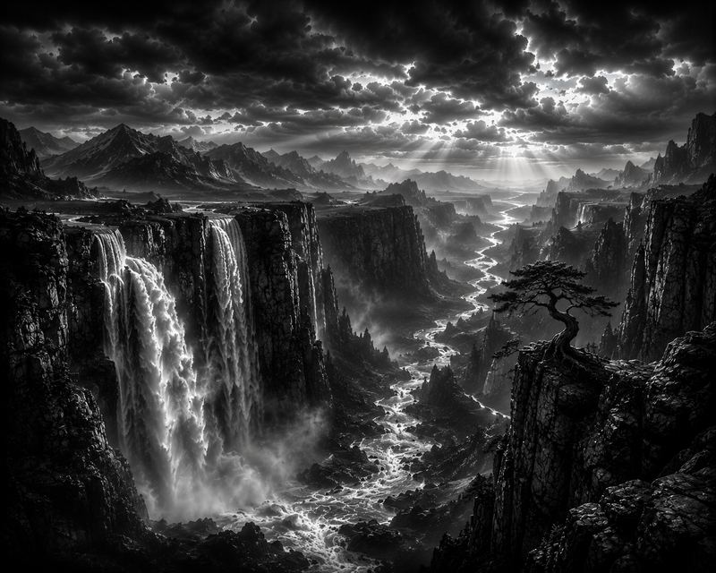 La Vallée aux Cascades | Paysages | DarkCollectionStudio