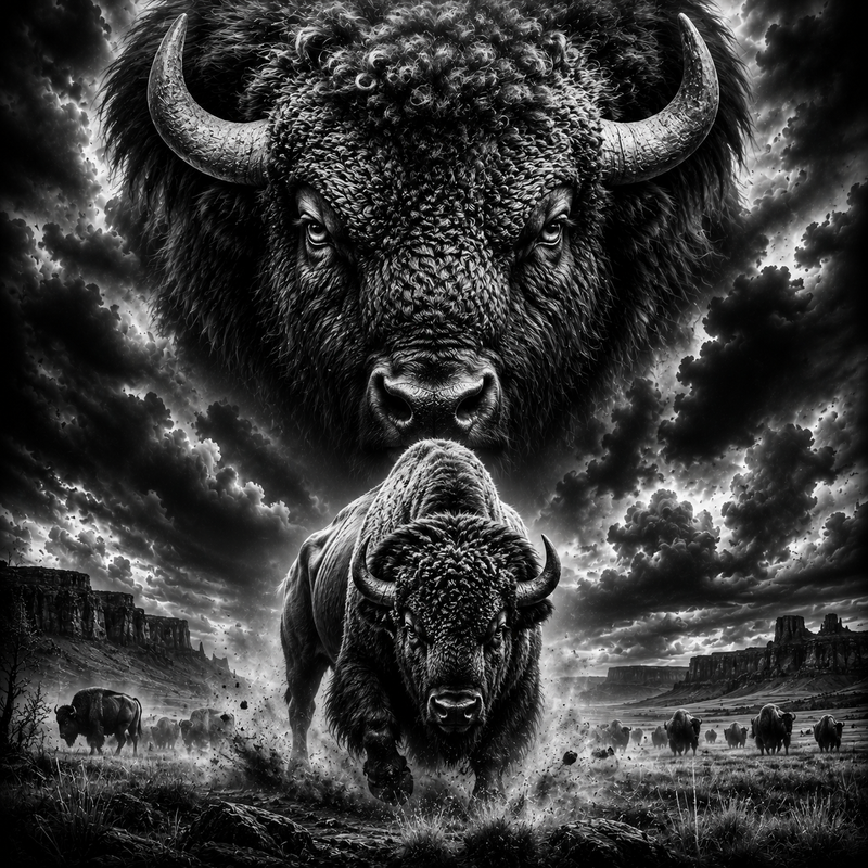Le Bison | Animaux | DarkCollectionStudio