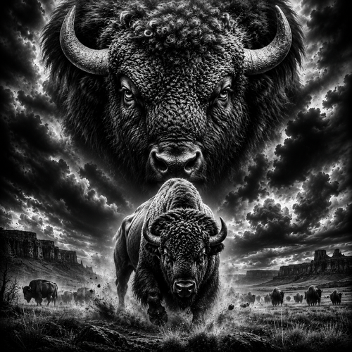 Le Bison | Animaux | DarkCollectionStudio