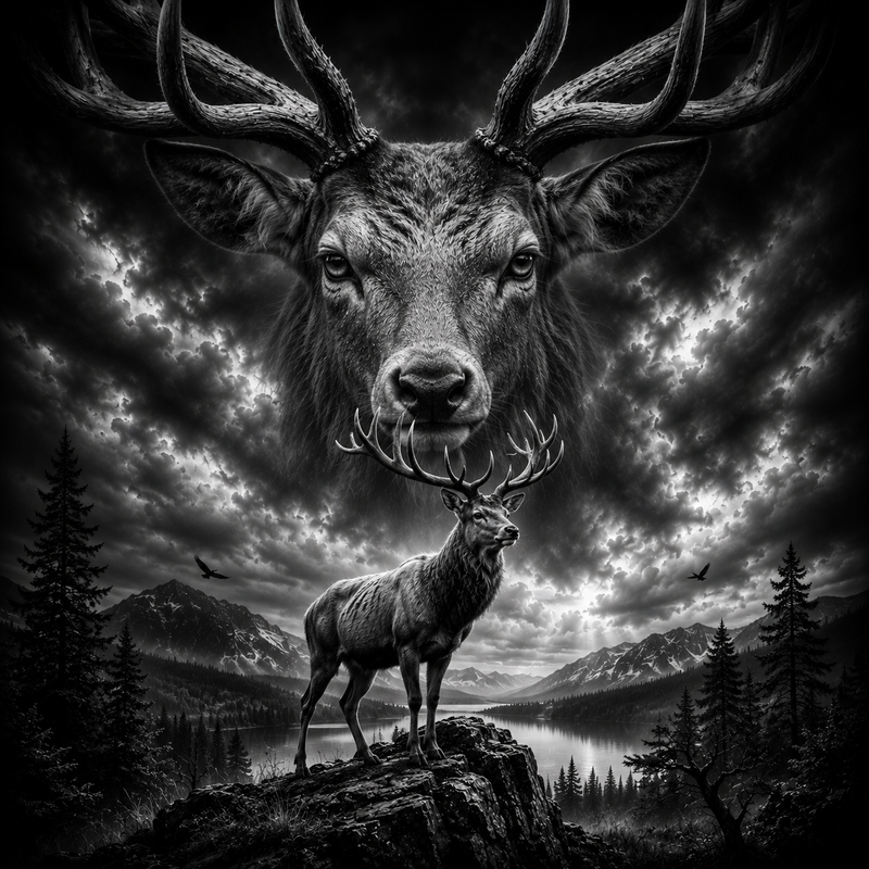 Le Cerf | Animaux | DarkCollectionStudio