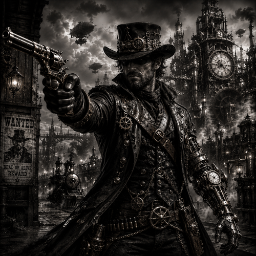 Le Chasseur du Temps | Steampunk | DarkCollectionStudio