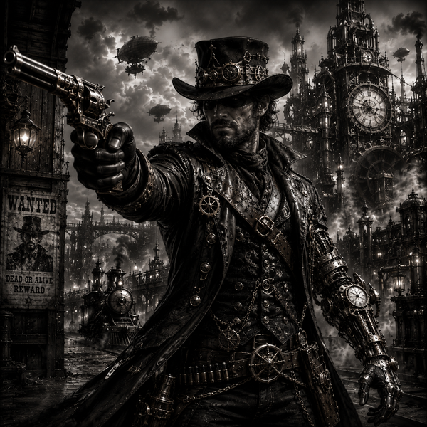 Le Chasseur du Temps | Steampunk | DarkCollectionStudio