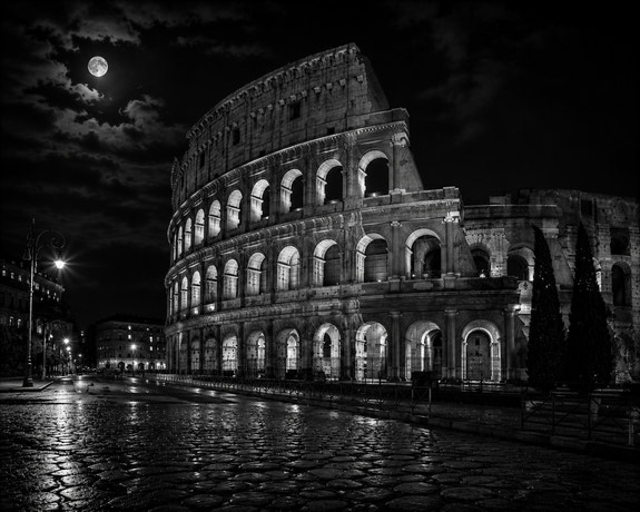 Le Colisée de Rome — gravé au laser sur céramique