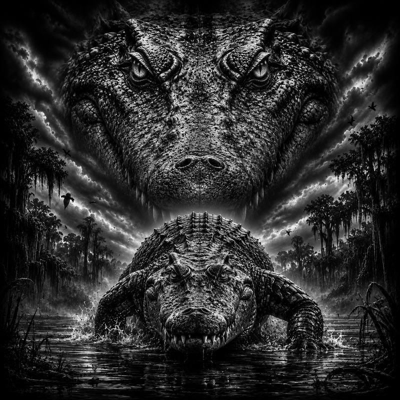 Le Crocodile | Animaux | DarkCollectionStudio
